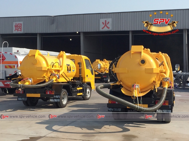 3,000 Liters Sewage Tanker